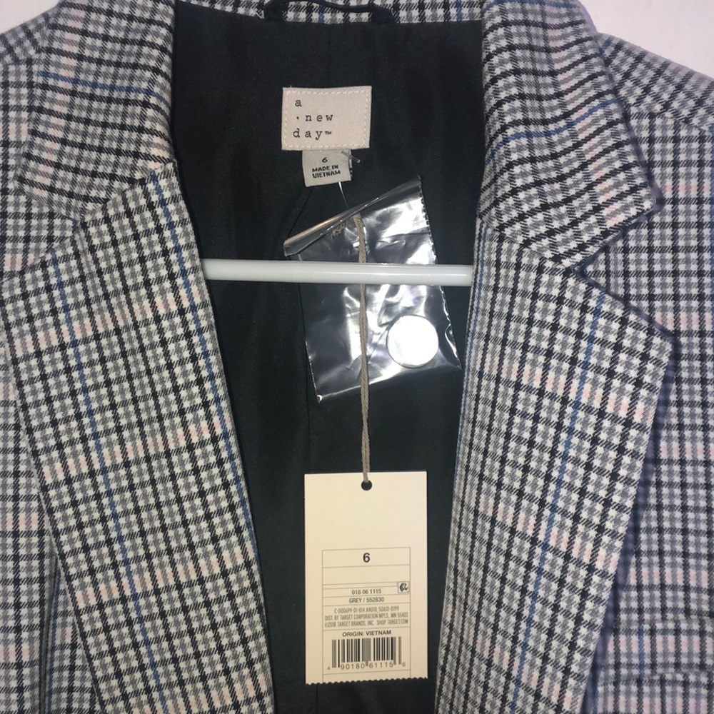 Target a.new day Multicolor Stripped Blazer - Picture 2 of 3